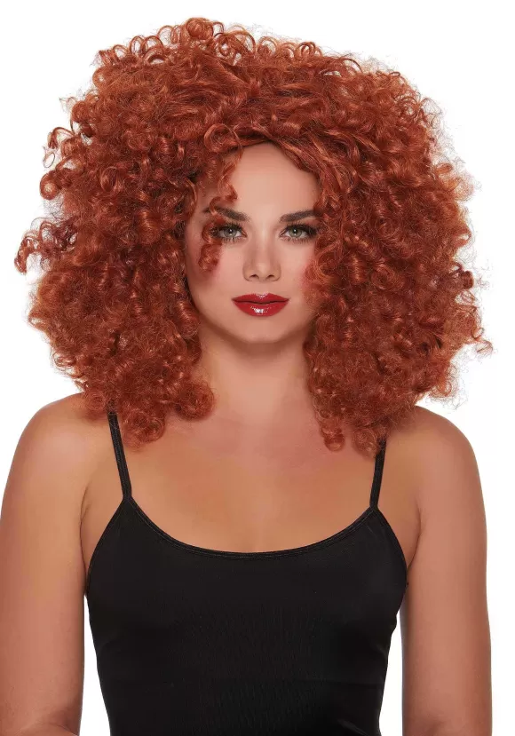 Best Sale Dreamgirl Red Curly Wig For Women