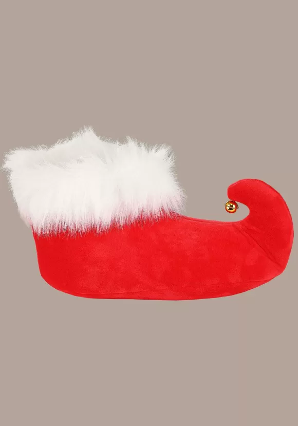 Discount FUN Costumes Red Elf Shoes For Adults