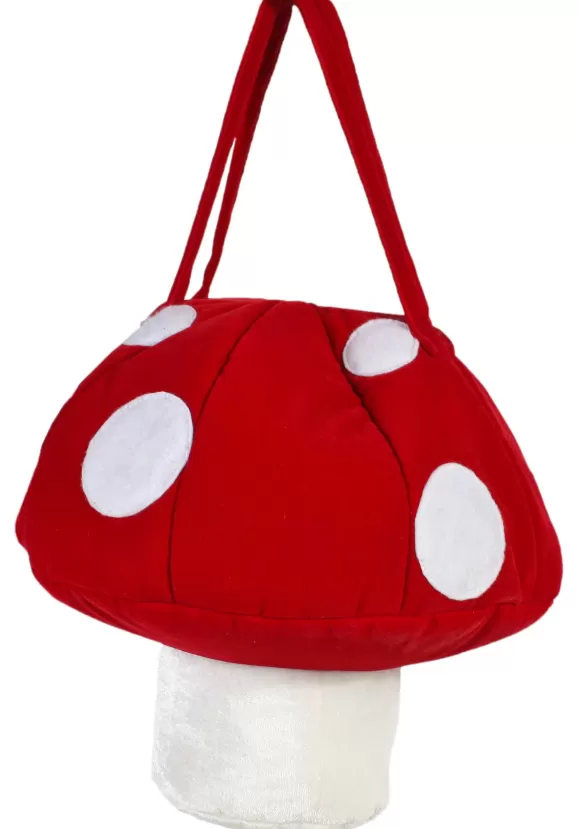 Outlet FUN Costumes Red Mushroom Plush Bag