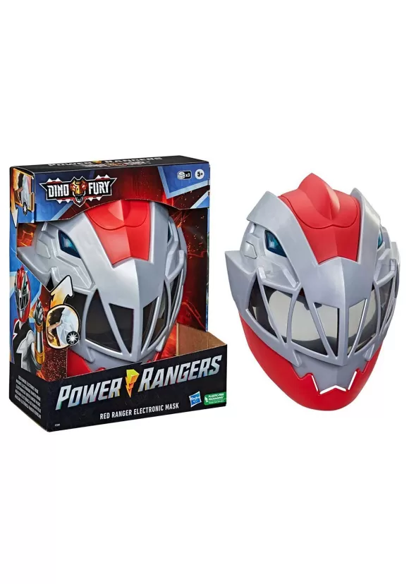 Store Hasbro Red Ranger Battle Mask Power Rangers Dino Fury