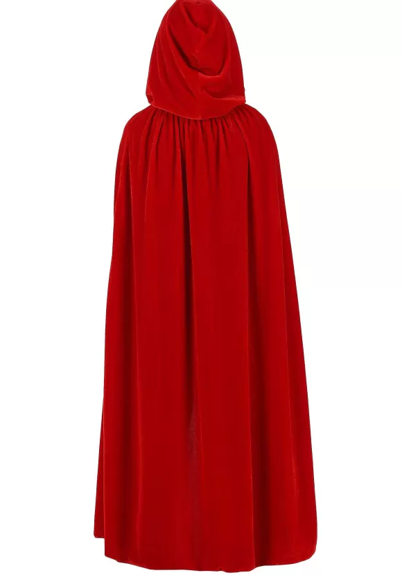 New FUN Costumes Red Velveteen Cape For Kids