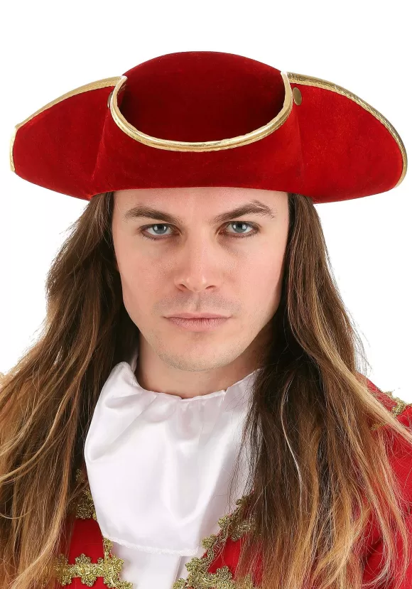 Best FUN Costumes Rum Pirate Red Costume Hat For Adults