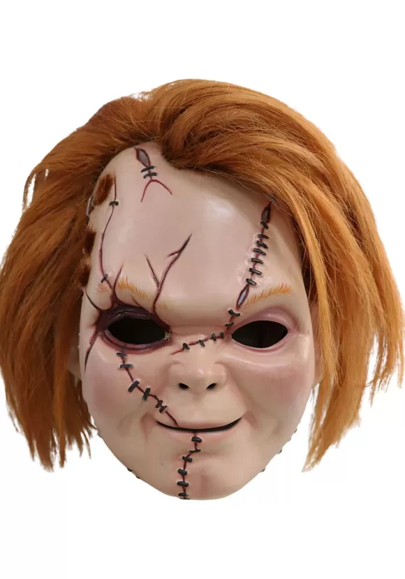 Clearance Trick or Treat Studios Scarred Chucky Plastic Mask Accessory