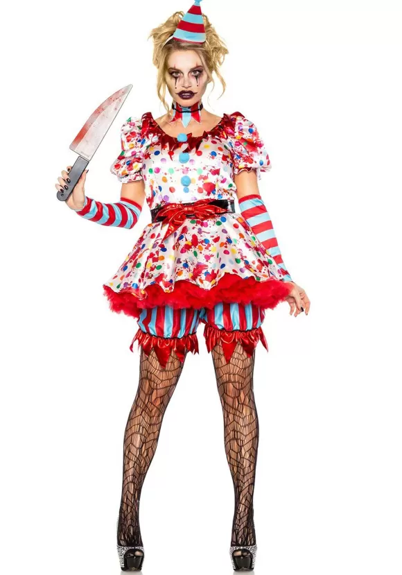 Best Sale Seeing Red Inc. Scary Clown Costume For Women