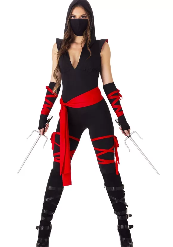 Hot Leg Avenue Sexy Deadly Ninja Costume For Women