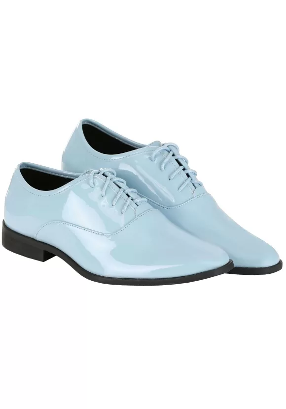 Shop FUN Costumes Shiny Powder Blue Tuxedo Shoes For Men