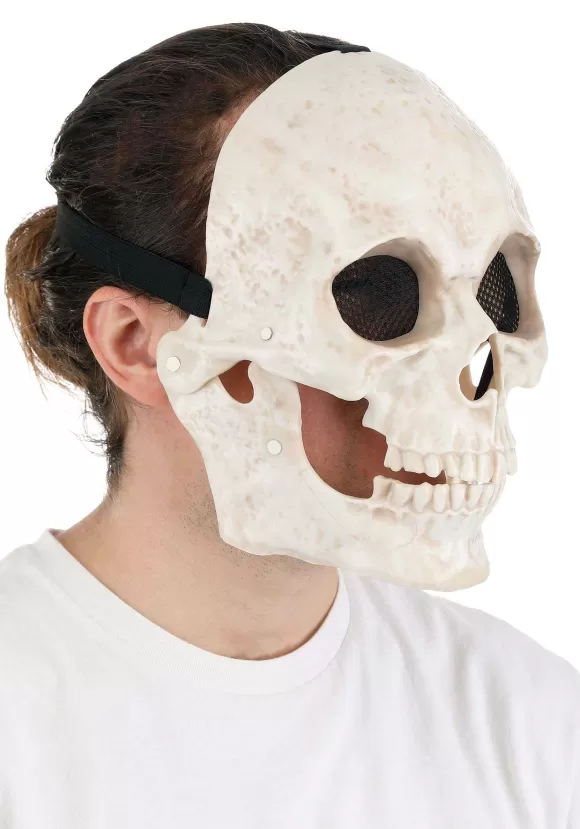 Discount FUN Costumes Shiny Skull Mascot Mouth Mover Mask