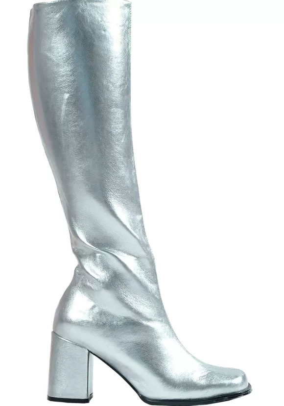 Fashion Ellie Silver Women'S Gogo Boots