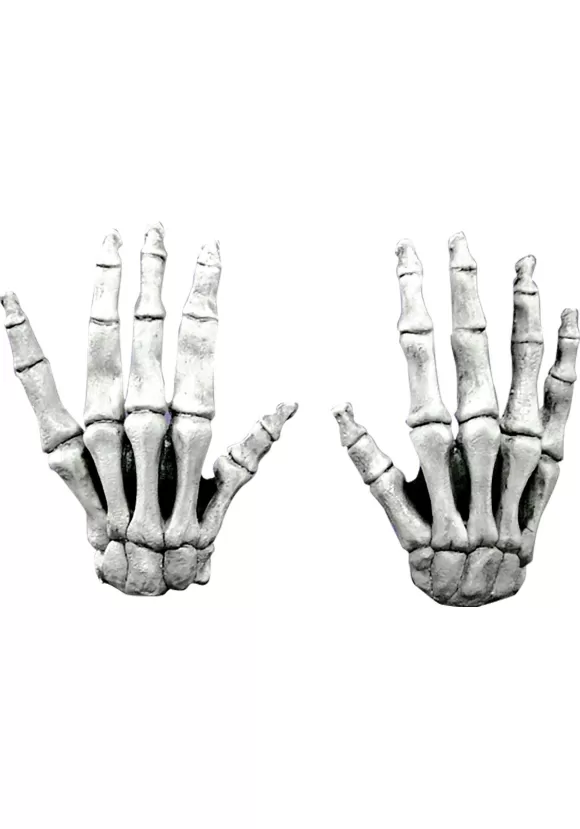 Outlet Ghoulish Productions Skeleton Bone Gloves For Adults