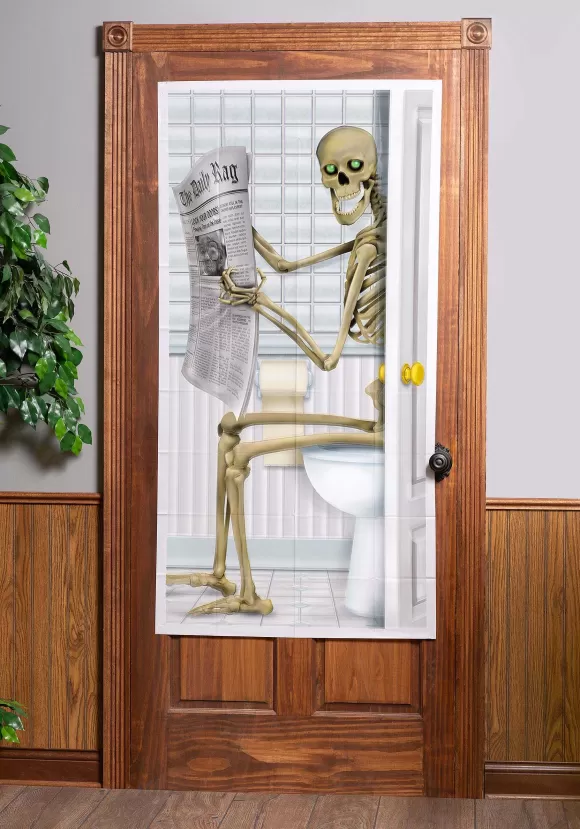 Best Beistle Skeleton Restroom Door Cover