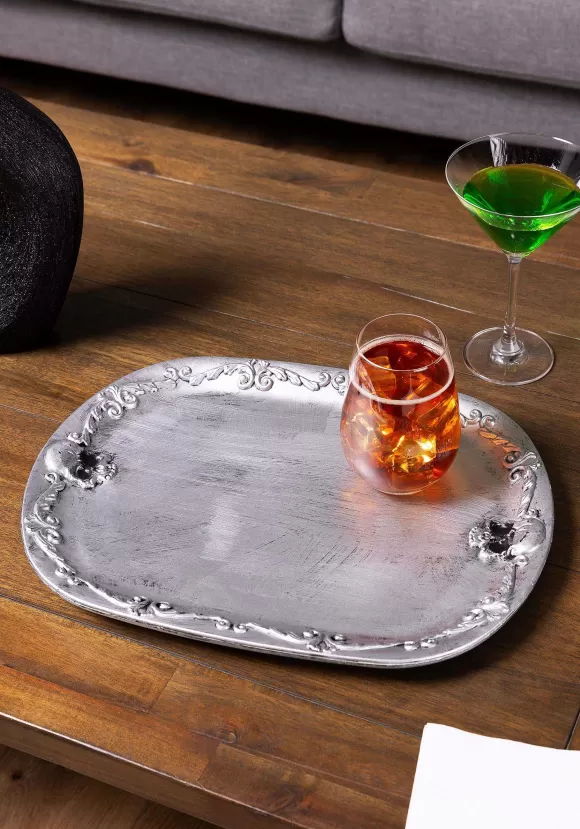 Hot Seasons (HK) Ltd. Skull Platter Serving Tray Decoration