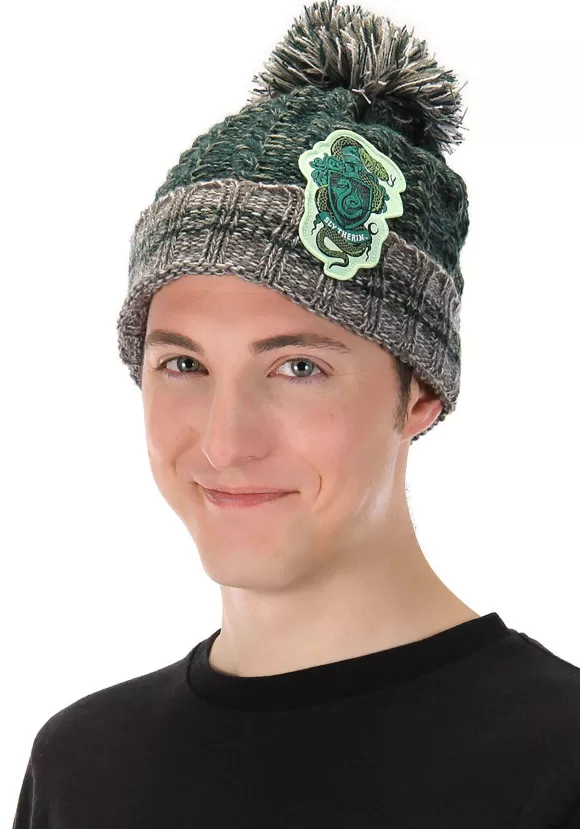 Discount FUN Costumes Slytherin Heathered Pom Warm Beanie