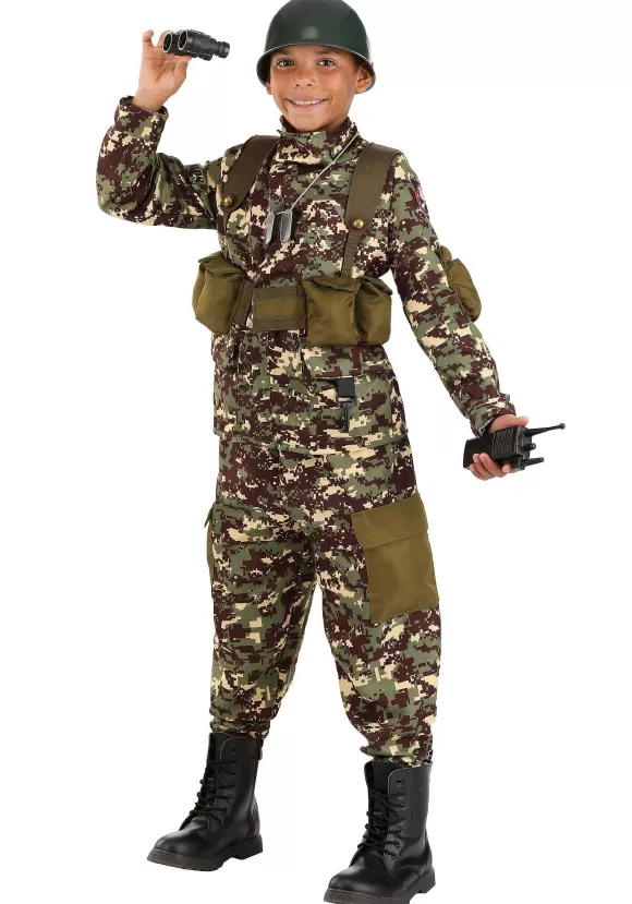 New Disguise Soldier Prestige Costume For Kids