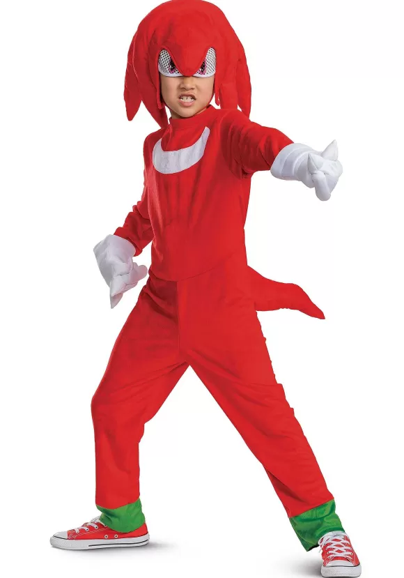 Best Sale Disguise Limited Sonic 2 Knuckles Deluxe Costume For Kids