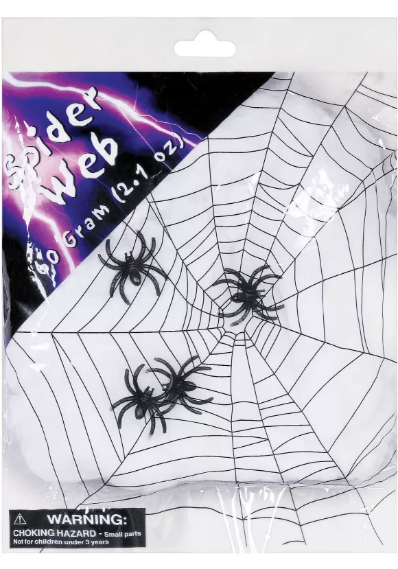 Best Sale Seasons (HK) Ltd. Spider Web With Spiders Halloween Decoration