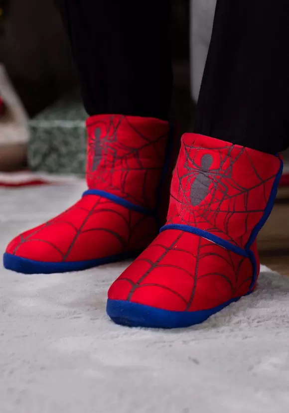 Fashion Ground Up Spider-Man Boot Adult Slippers