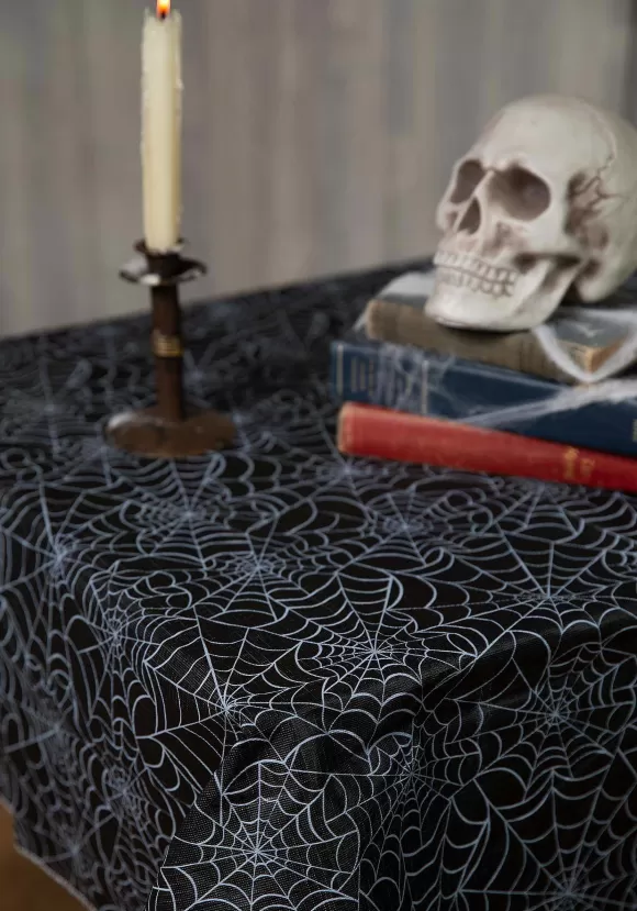 New Amscan Spiderweb Tablecloth