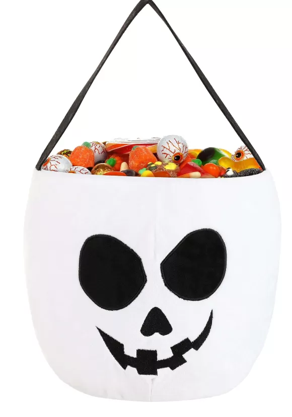 Cheap FUN Costumes Spooky Skull Halloween Treat Bag