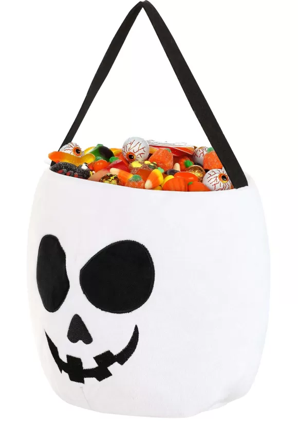 Cheap FUN Costumes Spooky Skull Halloween Treat Bag