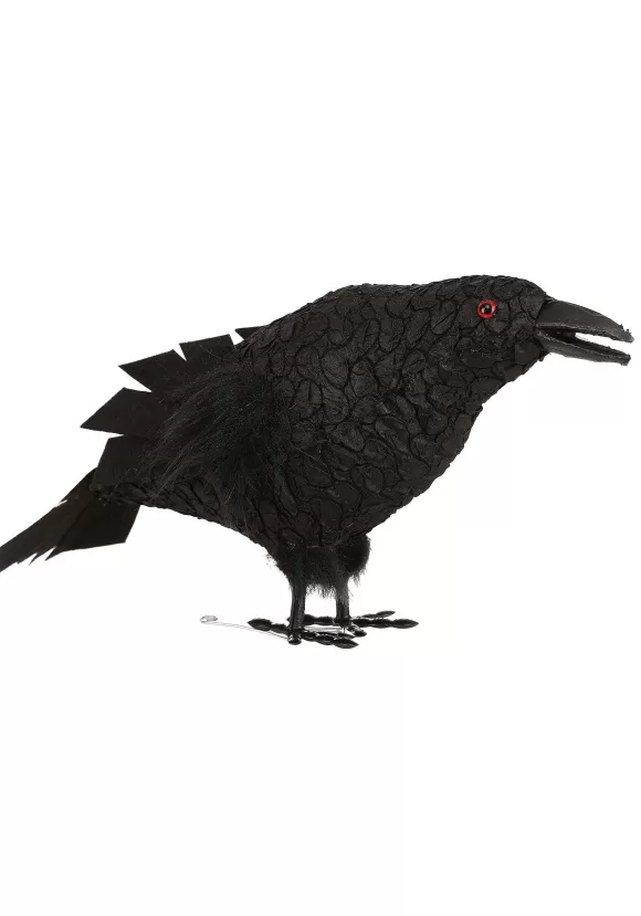 Outlet FUN Costumes Squawking Standing Black Crow Decoration