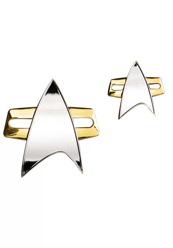 Online Quantam Mechanix Star Trek Voyager Magnetic Communicator Badge