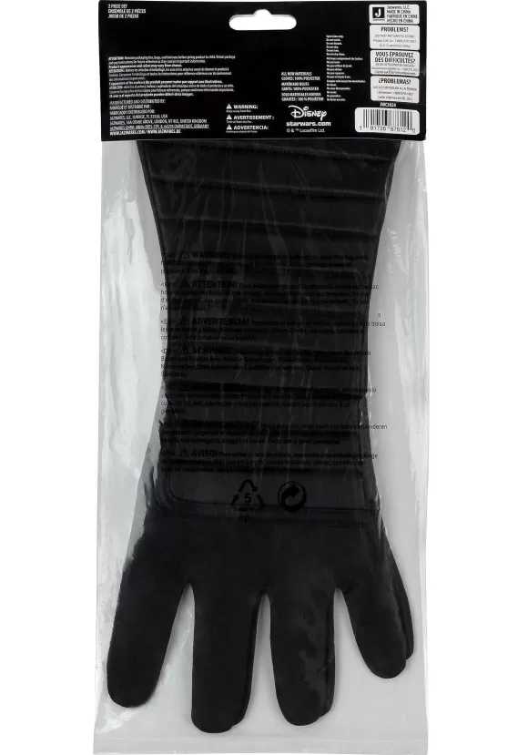 Clearance Jazwares Star Wars Deluxe Darth Vader Gloves For Adults