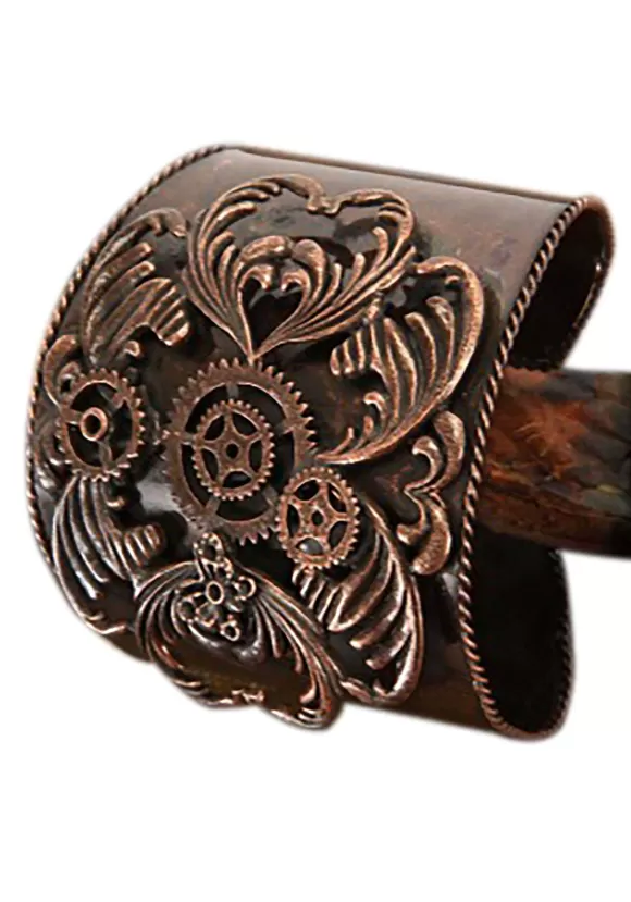 Clearance FUN Costumes Steampunk Cuff Antique Copper