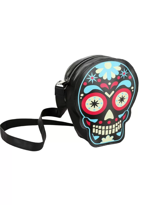 Clearance FUN Wear Sugar Skull Print Purse