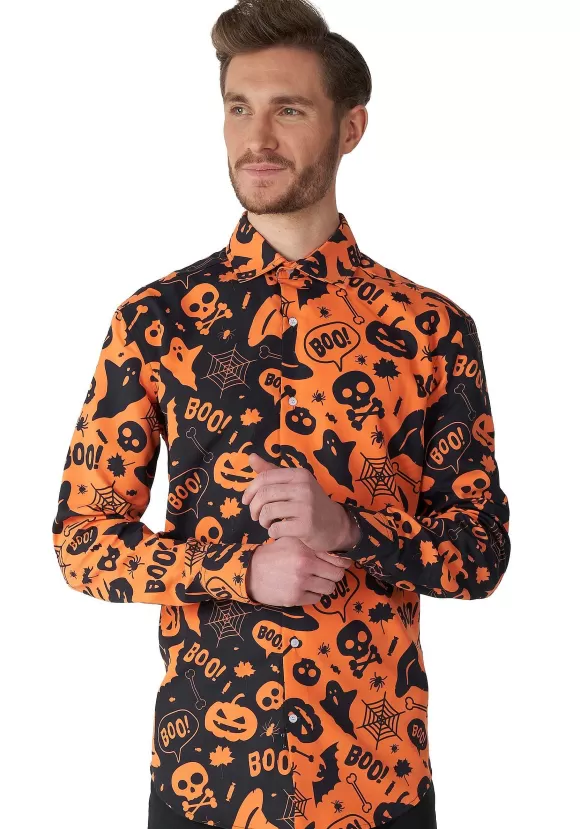 Best Suitmeister Button Up Halloween Icon Shirt For Men