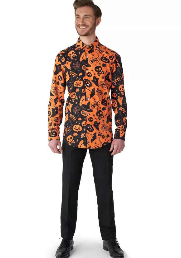 Best Suitmeister Button Up Halloween Icon Shirt For Men