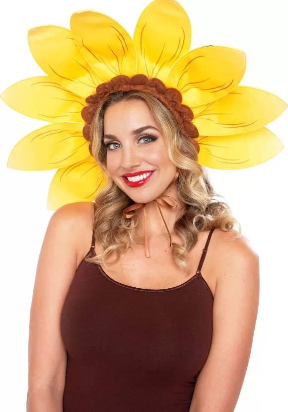 Flash Sale FUN Wear Sunflower Costume Headpiece For Women