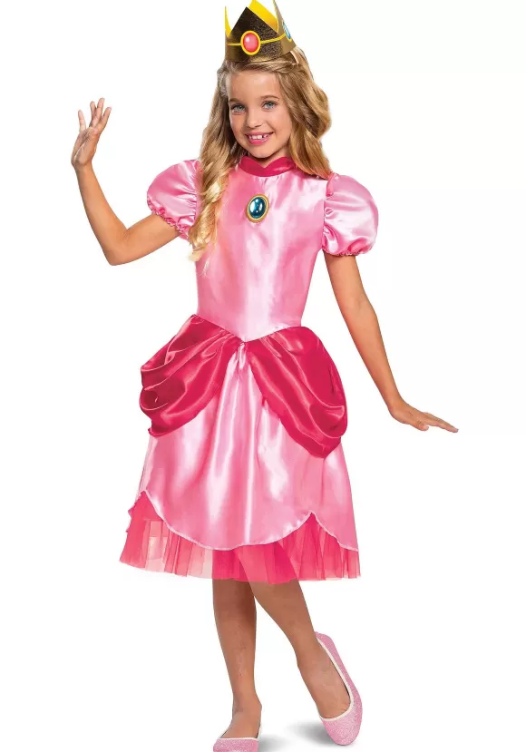 Sale Disguise Super Mario Classic Princess Peach Costume For Girls