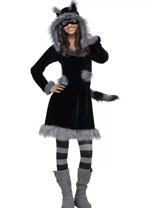 Shop Fun World Sweet Raccoon Teen Costume