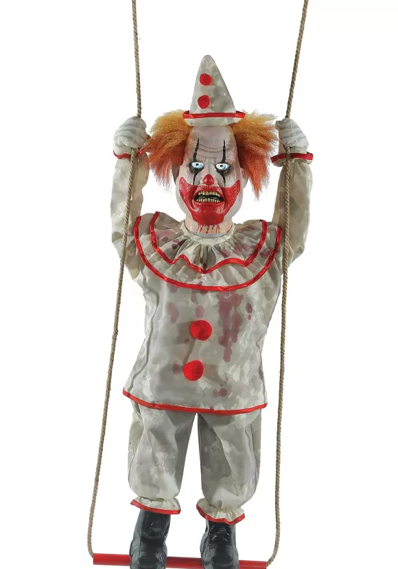 Online Morris Costumes Swinging Animated Happy Clown Doll Decoration