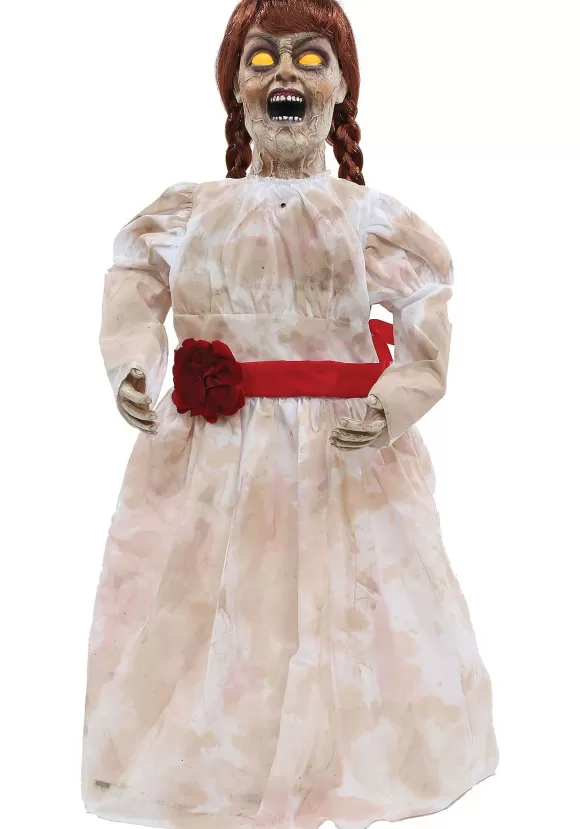 Clearance Morris Costumes Talking Haunted Girl Doll