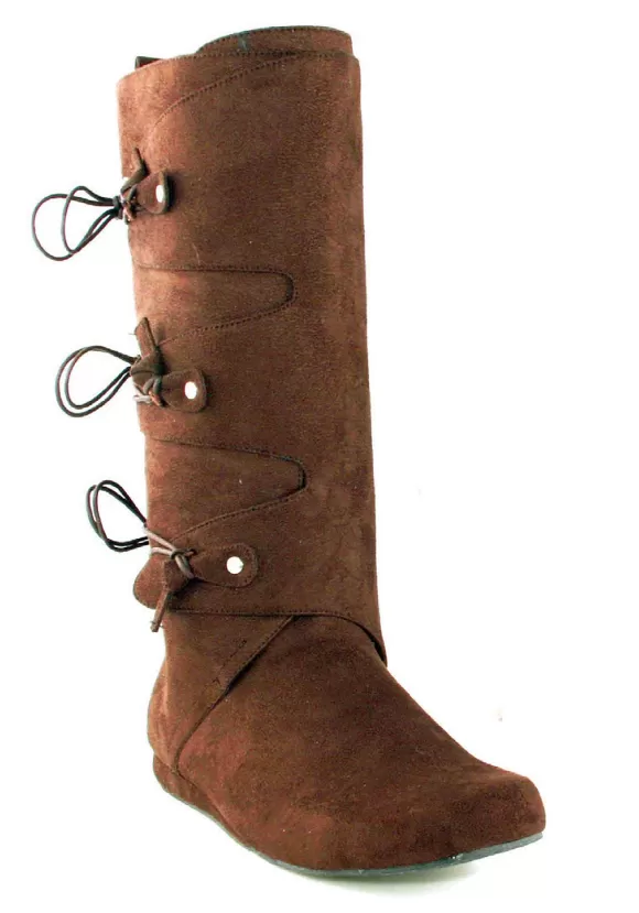 Clearance Ellie Tall Brown Renaissance Boots For Men