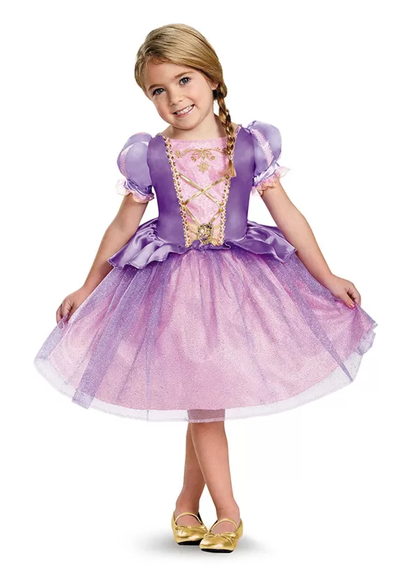 Fashion Disguise Tangled Rapunzel Classic Costume For Toddlers