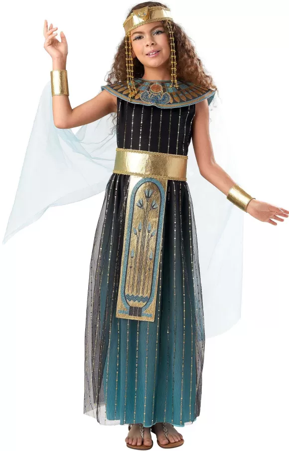 Cheap FUN Costumes Teal Ombre Cleopatra Costume For Kids