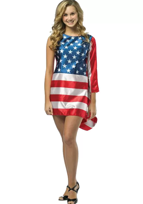 Cheap Rasta Imposta Teen Flag Costume Dress