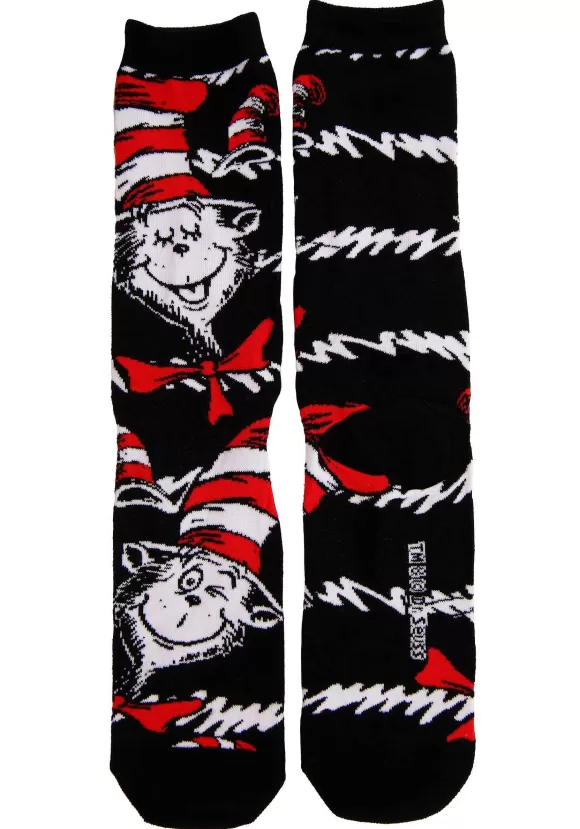 Shop FUN Costumes The Cat In The Hat Adult Crew Sock Set