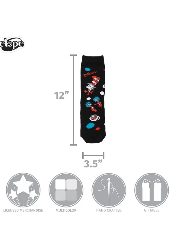 Online FUN Costumes The Cat In The Hat Pattern Kid'S Socks