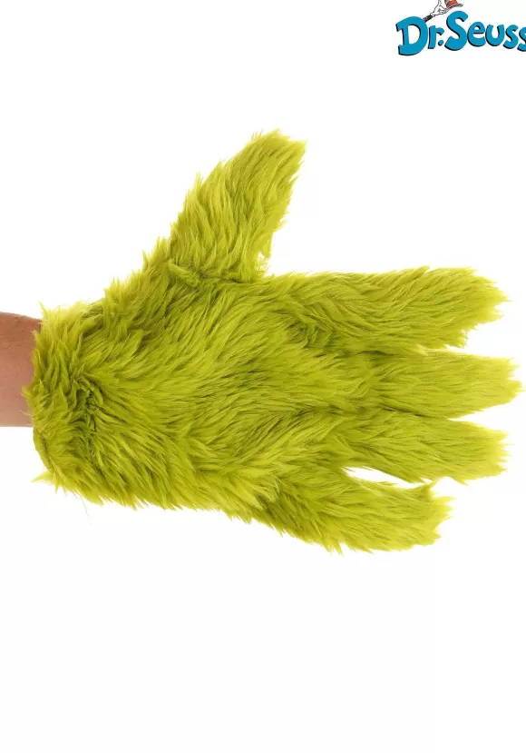 Best FUN Costumes The Grinch Deluxe Hands For Adults