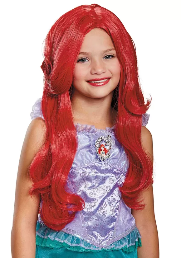 Hot Disguise The Little Mermaid Deluxe Ariel Wig