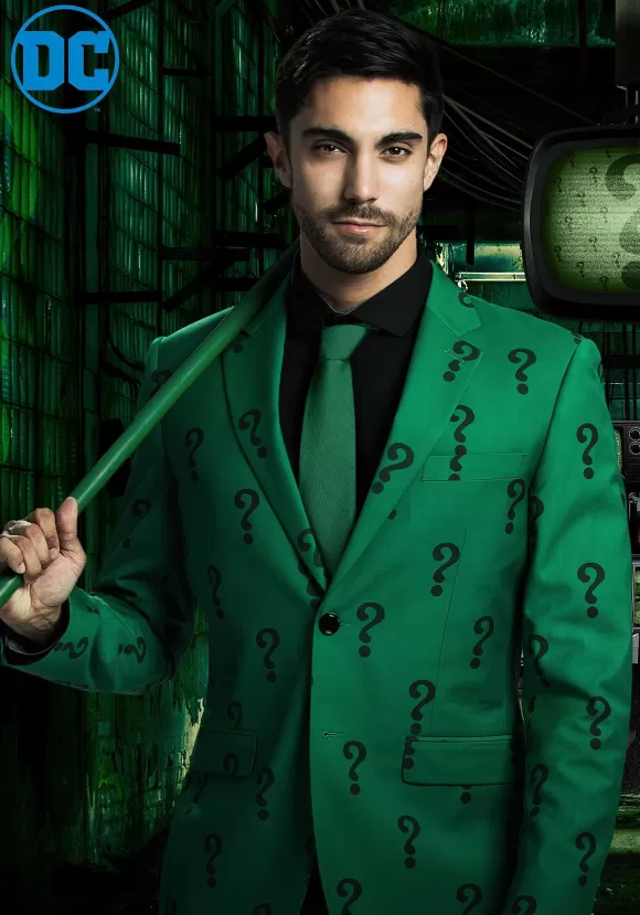 Sale FUN Suits The Riddler Slim Fit Suit Jacket (Authentic)