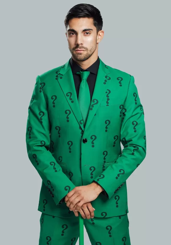 Sale FUN Suits The Riddler Slim Fit Suit Jacket (Authentic)