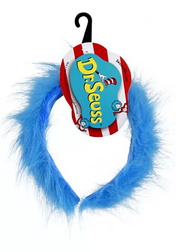 Online FUN Costumes Thing 1&2 Blue Fuzzy Costume Headband