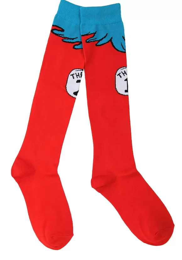 Clearance FUN Costumes Thing 1 & 2 Costume Socks For Kids