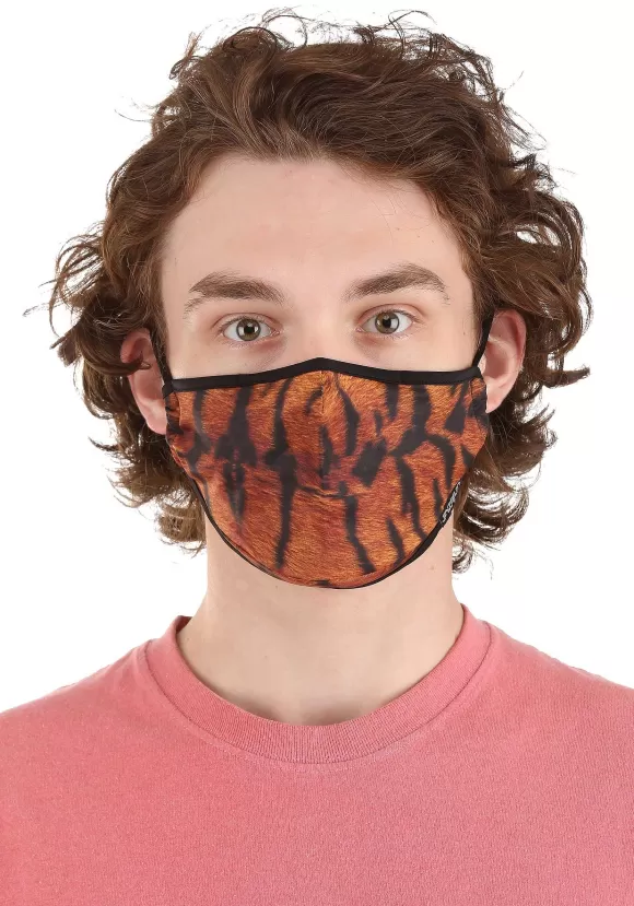 Online Scratch Tracks Tiger Protective Fabric Face Covering Mask