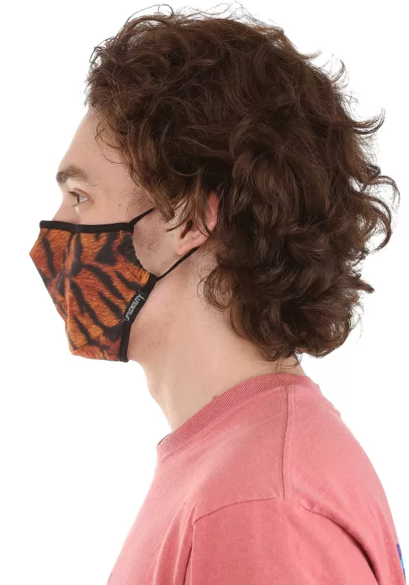 Online Scratch Tracks Tiger Protective Fabric Face Covering Mask