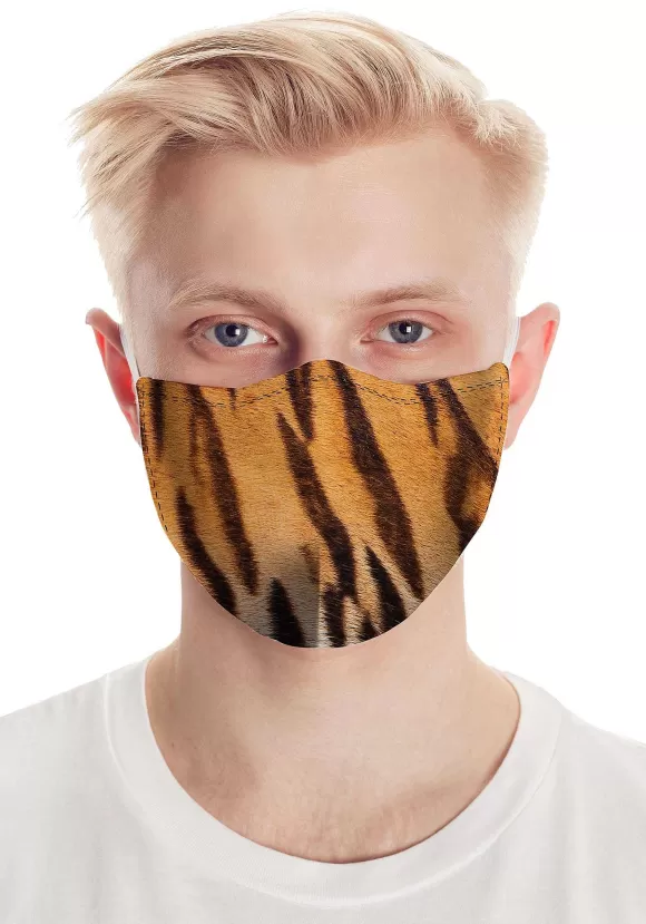 Flash Sale Creative Apparel Tiger Stripes Face Mask